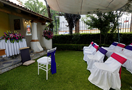 Jardin para Eventos Sociales Salones Villa del Río - Vista Panoramica 360